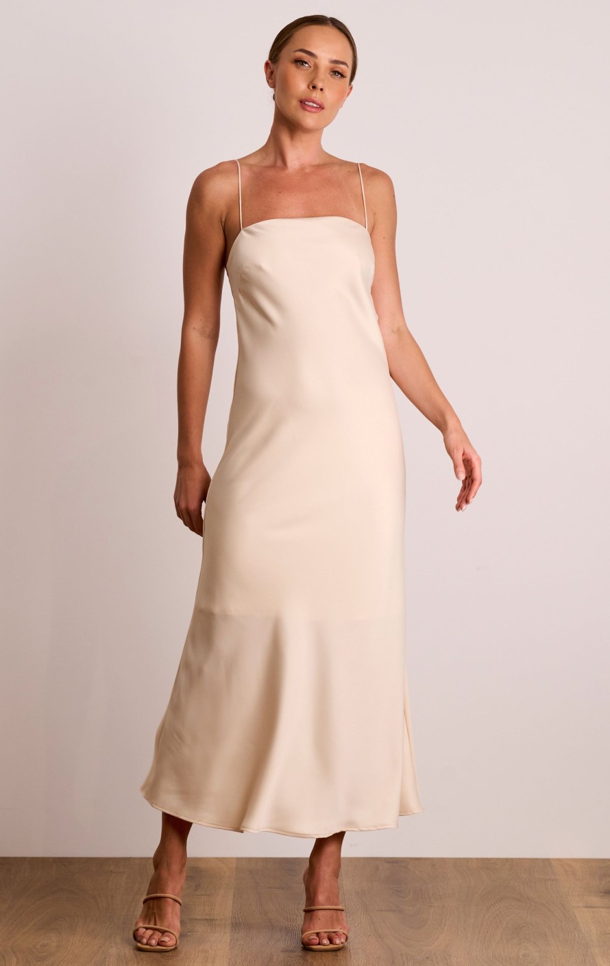 Dresses PASDUCHAS | Florence Classic Midi - Pre Order Champagne