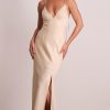 Dresses PASDUCHAS | Dreamland Slip Midi Champagne