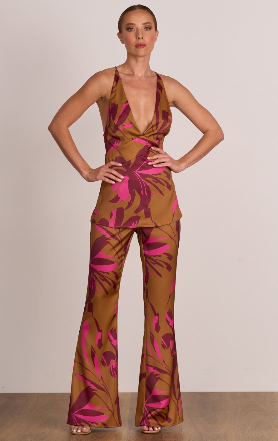 Sets PASDUCHAS | Ablaze Flare Pant Butterscotch