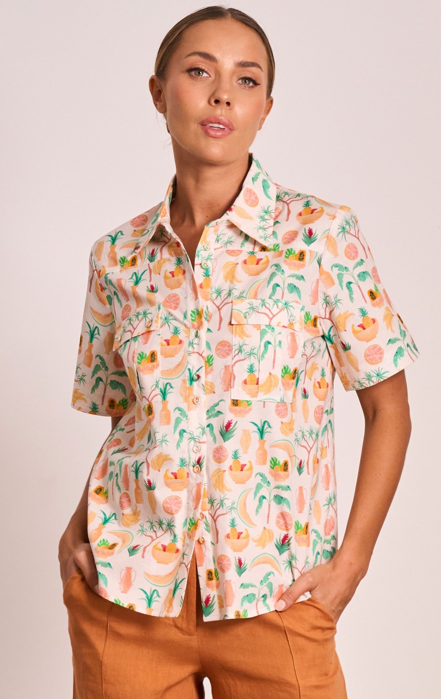 Sets PASDUCHAS | Cabana Shirt Tutti Frutti