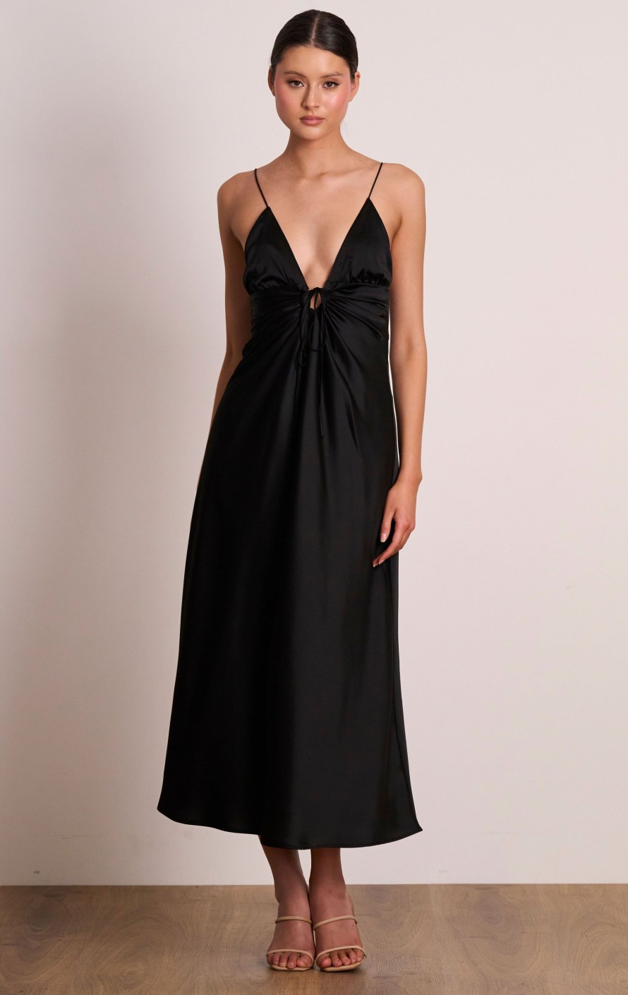 Dresses PASDUCHAS | Luminous Slip Midi Black