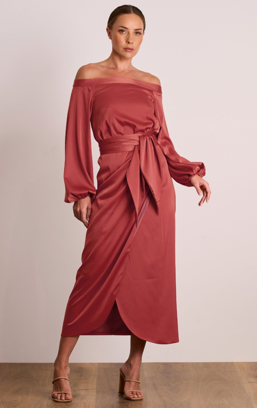 Dresses PASDUCHAS | Dreamland Sleeve Midi - Pre Order Rose