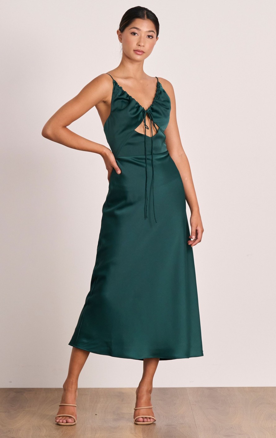 Dresses PASDUCHAS | Seeker Slip Midi Forrest