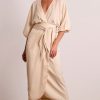 Dresses PASDUCHAS | Florence Wrap Midi - Pre Order Champagne