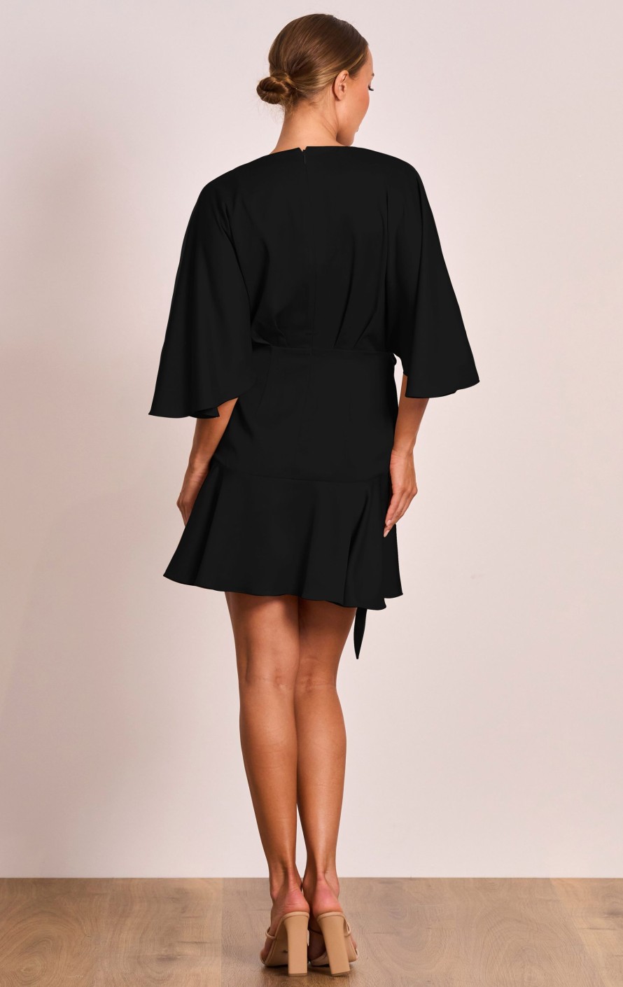 Dresses PASDUCHAS | Lucia Wrap Mini Dress Black