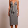 Dresses PASDUCHAS | Siren Tie Midi Dress Sage