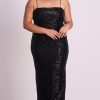 Dresses PASDUCHAS | Glimmer Sequin Gown Jet Black