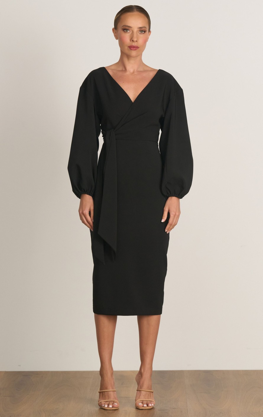 Dresses PASDUCHAS | Ace Drape Midi Black