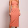 Dresses PASDUCHAS | Pulse Slash Midi Dress Guava