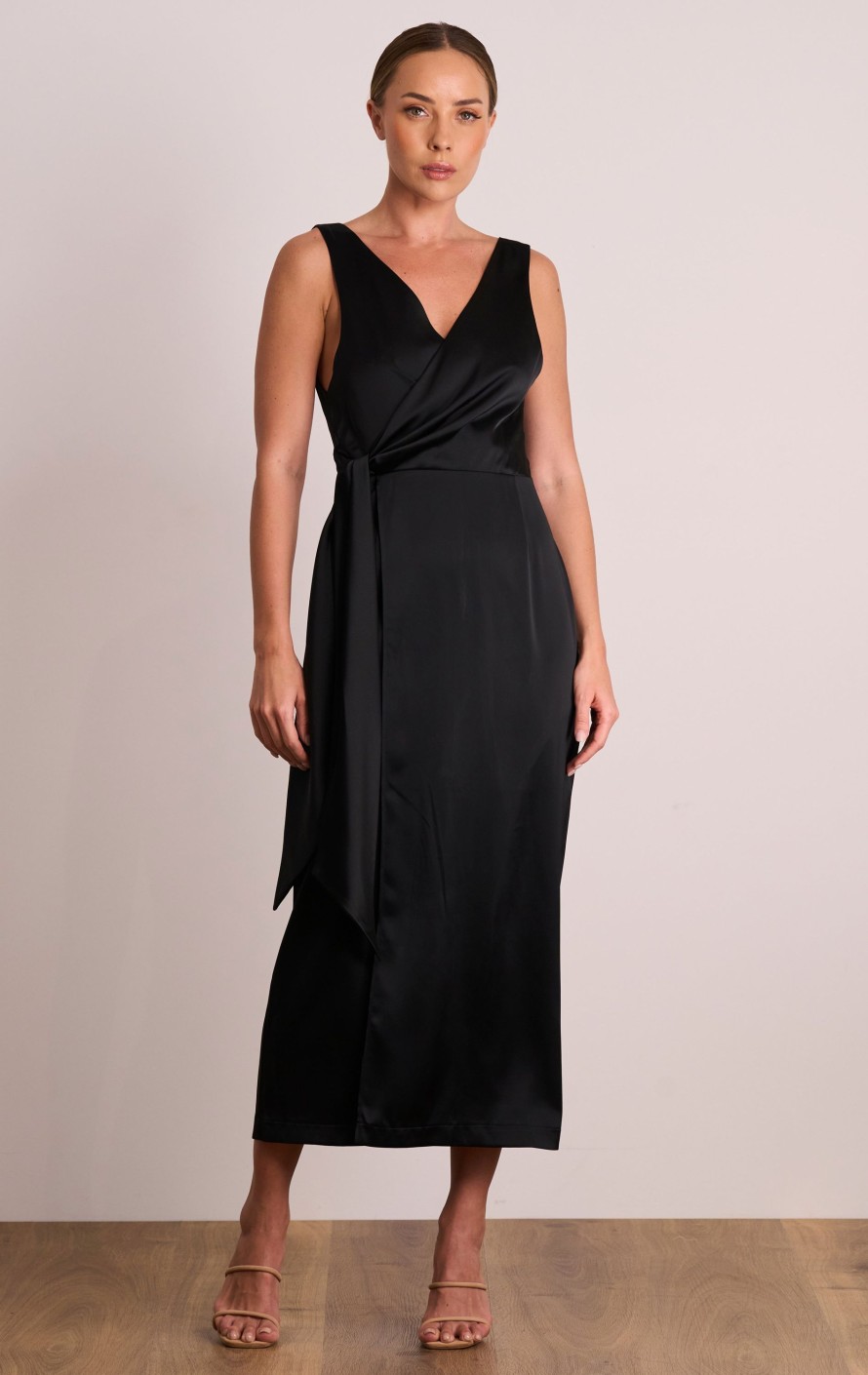 Dresses PASDUCHAS | Dreamland Wrap Midi Black