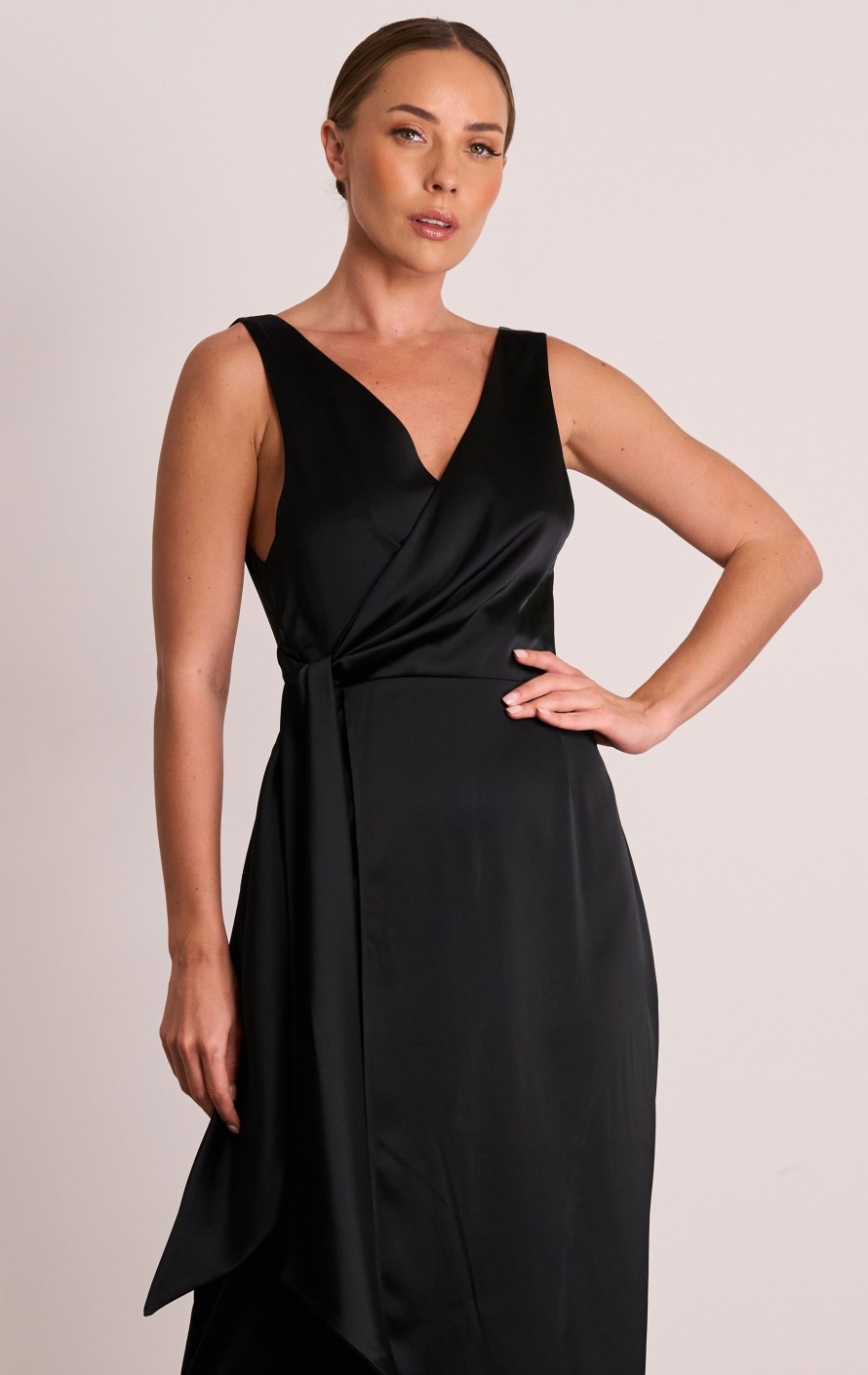 Dresses PASDUCHAS | Dreamland Wrap Midi Black