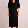 Dresses PASDUCHAS | Nirvana Drape Midi Black