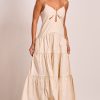 Dresses PASDUCHAS | Maddalena Midi Dress Stone