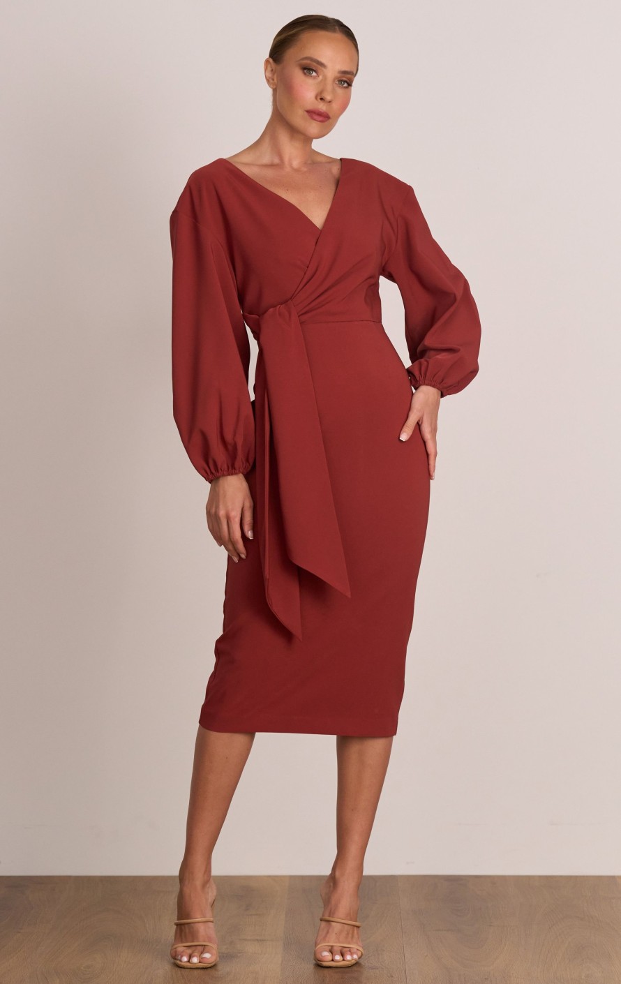 Dresses PASDUCHAS | Ace Drape Midi Sienna