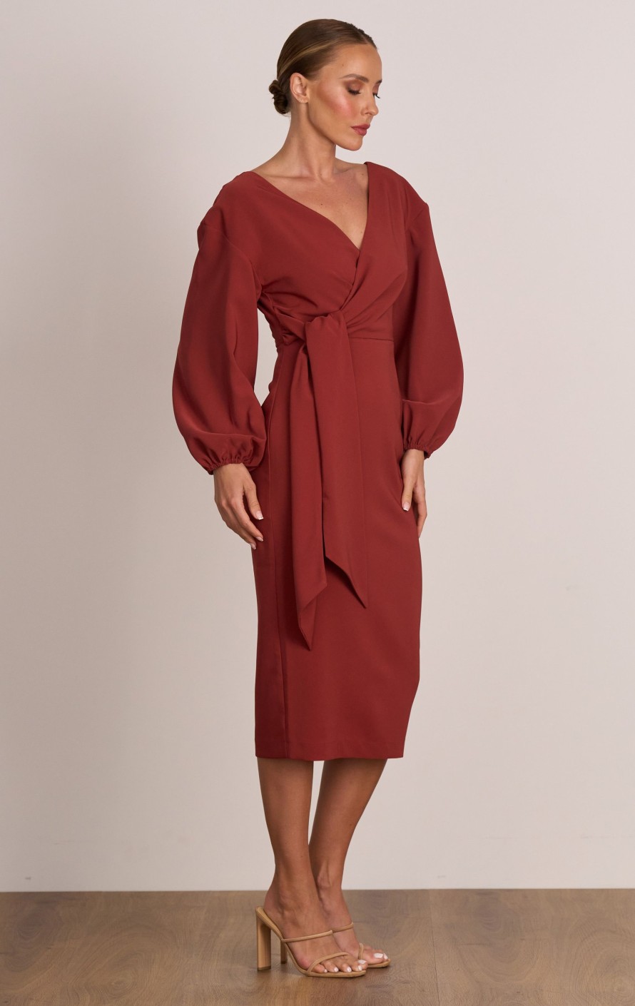 Dresses PASDUCHAS | Ace Drape Midi Sienna