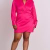 Dresses PASDUCHAS | Dreamland Shirt Dress Neon Pink