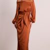 Dresses PASDUCHAS | Dreamland Sleeve Midi - Pre Order Caramel