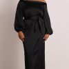 Dresses PASDUCHAS | Dreamland Sleeve Midi - Pre Order Black