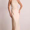 Dresses PASDUCHAS | Florence Halter Midi Champagne