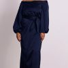 Dresses PASDUCHAS | Dreamland Sleeve Midi - Pre Order Navy