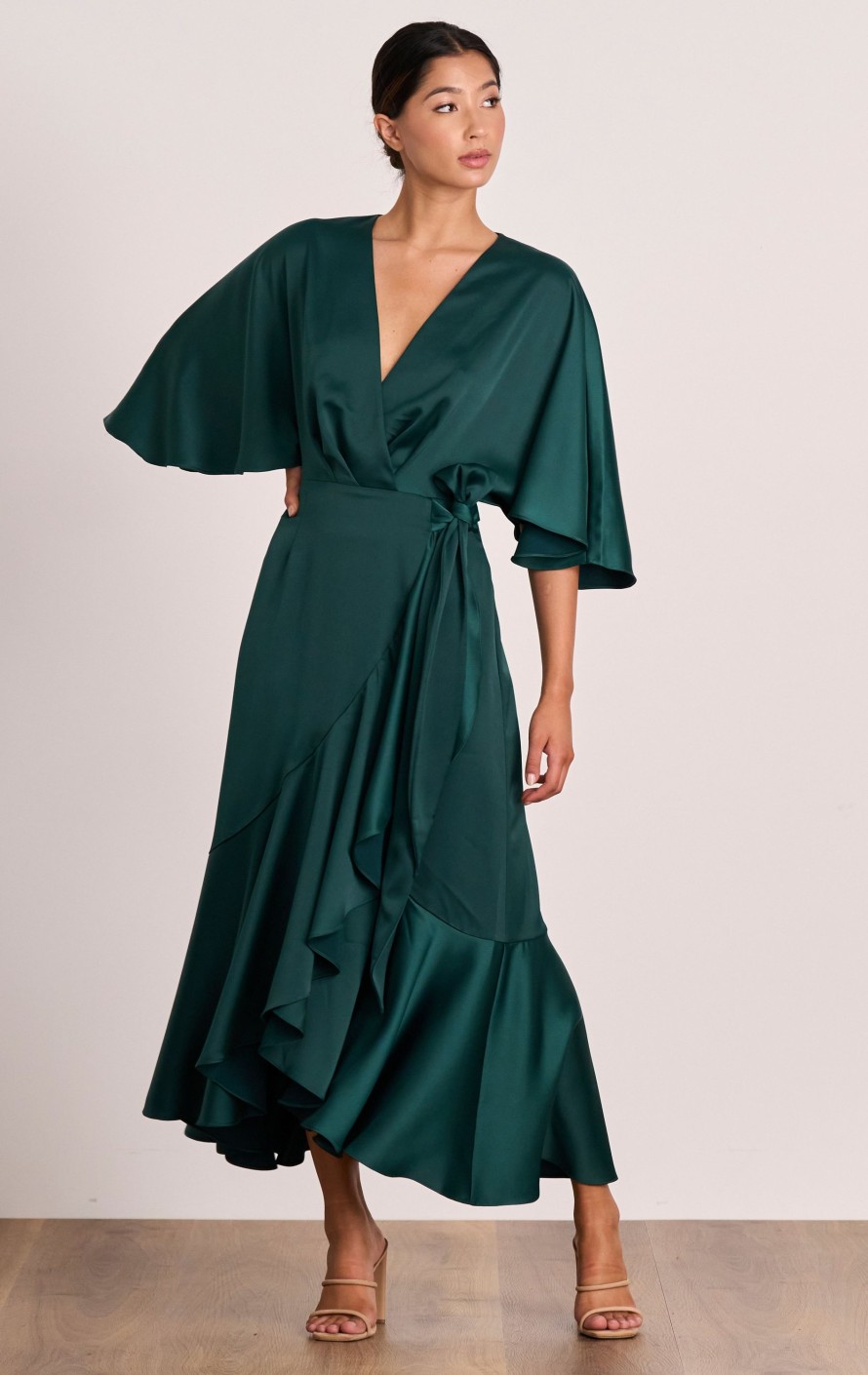 Dresses PASDUCHAS | Seeker Cape Midi Forrest