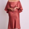 Dresses PASDUCHAS | Florence Shoulder Midi - Pre Order Rose