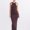 Dresses PASDUCHAS | Lightburst Column Midi Mulberry