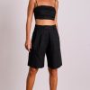 Tops PASDUCHAS | Sojourn Crop Top Black