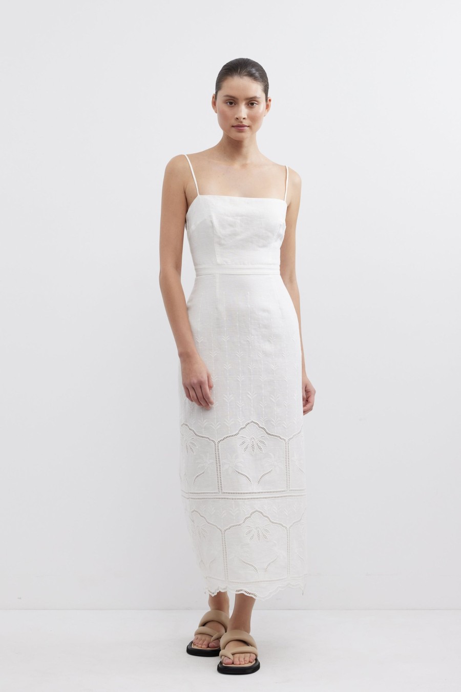 Dresses PASDUCHAS | Bonita Classic Midi - Pre Order White