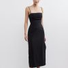 Dresses PASDUCHAS | Emerson Column Midi - Pre Order Black