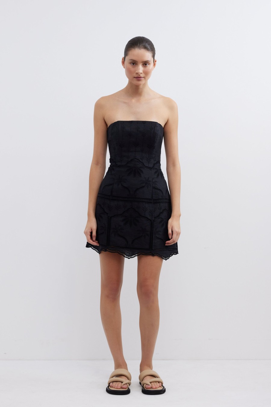 Dresses PASDUCHAS | Bonita Strapless Dress - Pre Order Black