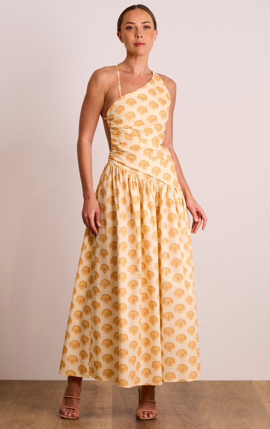 Dresses PASDUCHAS | Shelley Asymmetry Midi Sunshine