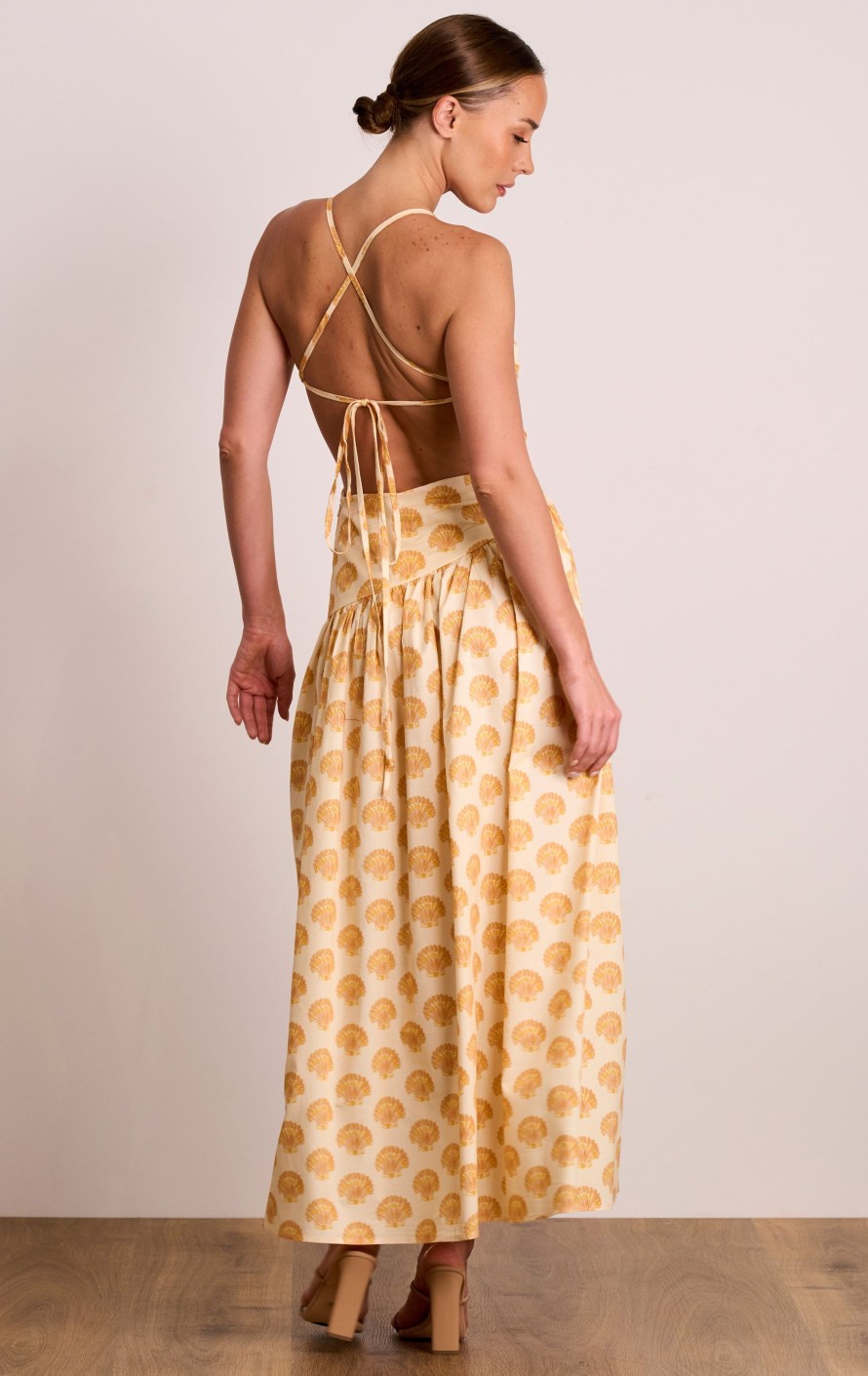 Dresses PASDUCHAS | Shelley Asymmetry Midi Sunshine