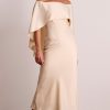 Dresses PASDUCHAS | Florence Shoulder Midi - Pre Order Champagne