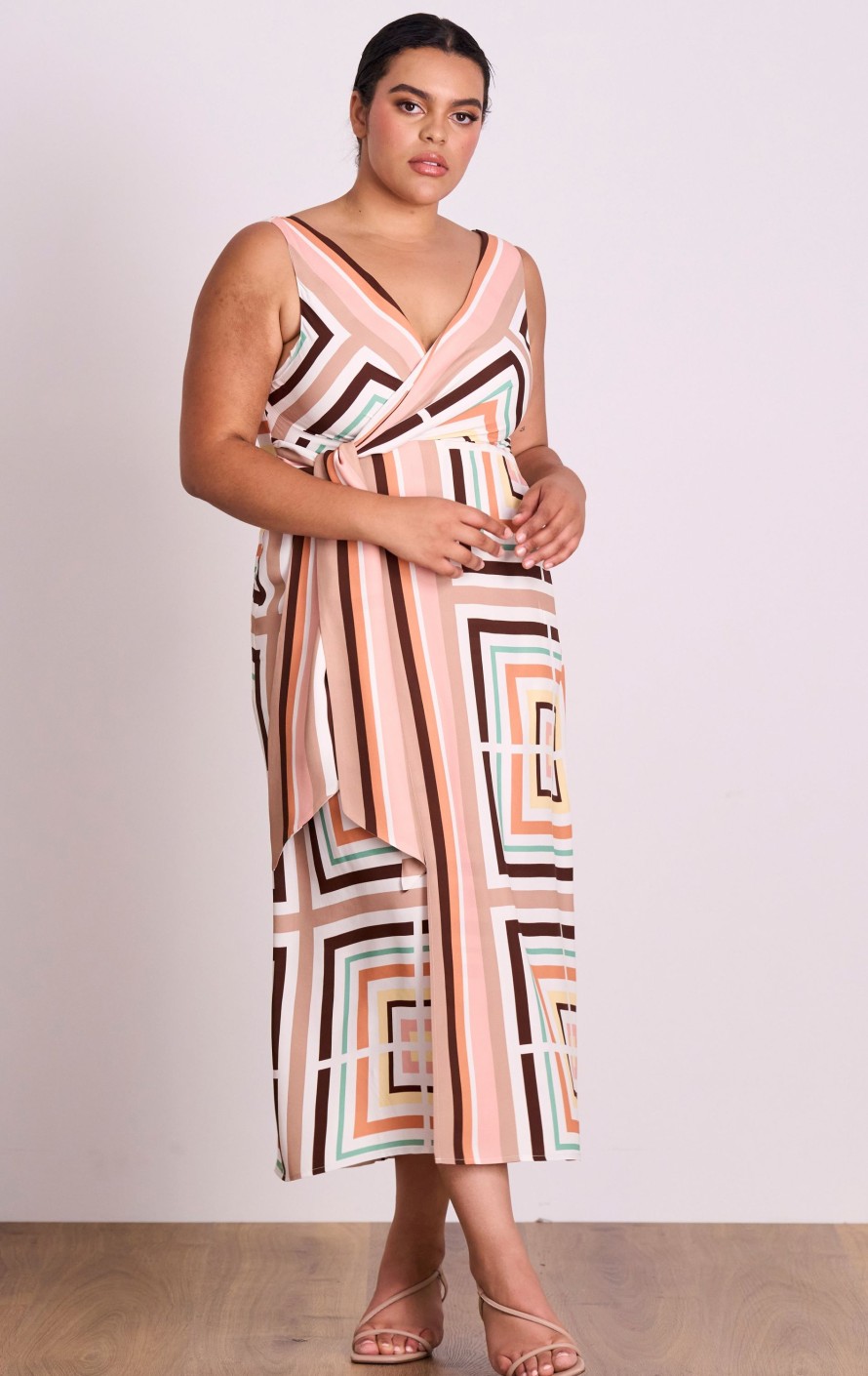 Dresses PASDUCHAS | Vacay Wrap Midi Spectrum