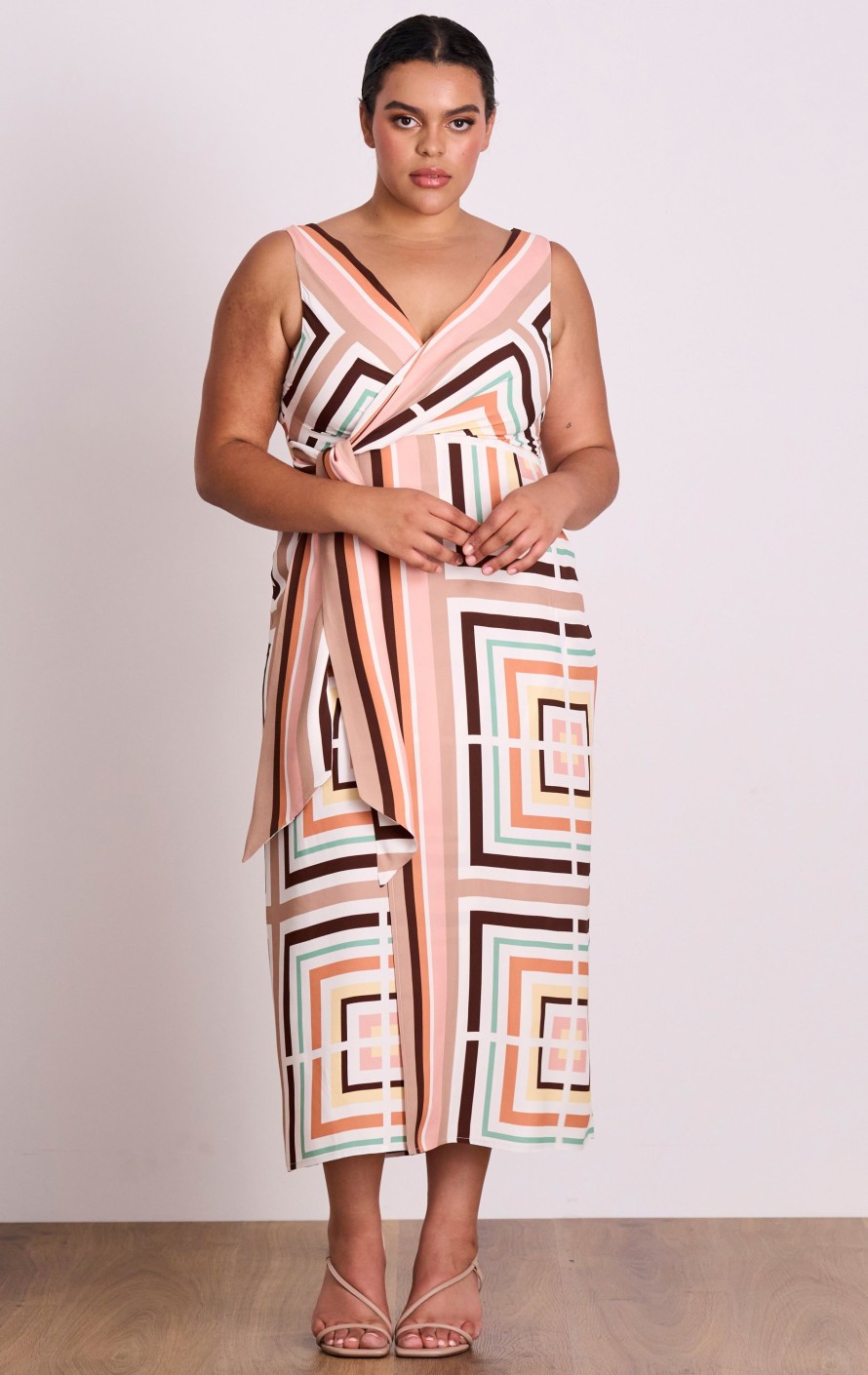 Dresses PASDUCHAS | Vacay Wrap Midi Spectrum